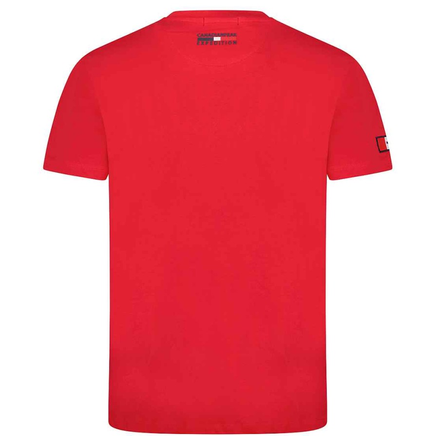 Man Canadian Peak T-Shirt | Jaspereak Red Rm Men 249