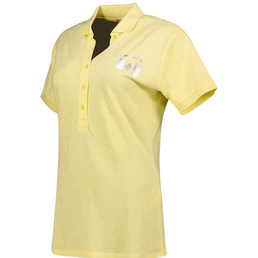 Women Canadian Peak Polo | Koqueleak Light Yellow Rm Lady 254