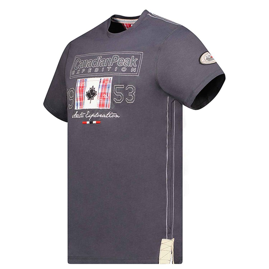 Man Canadian Peak T-Shirt | Jolympieak Dgrey Rm Men 235