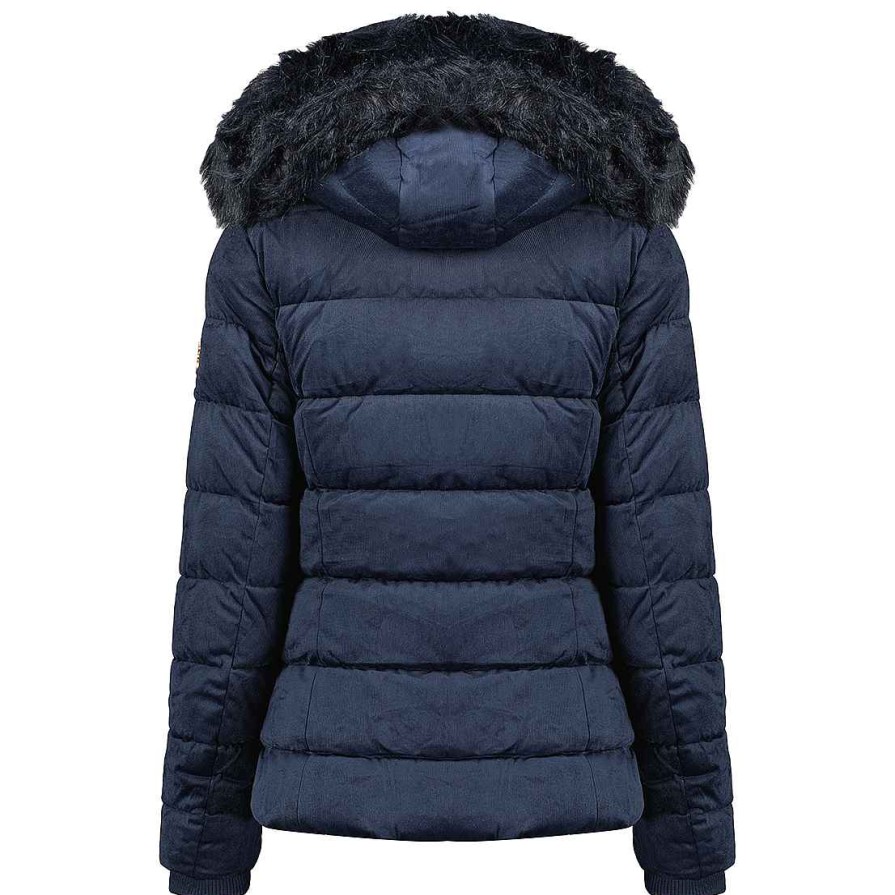 Women Canadian Peak Parka | Biloveak Short Navy Rm Cp Lady 001