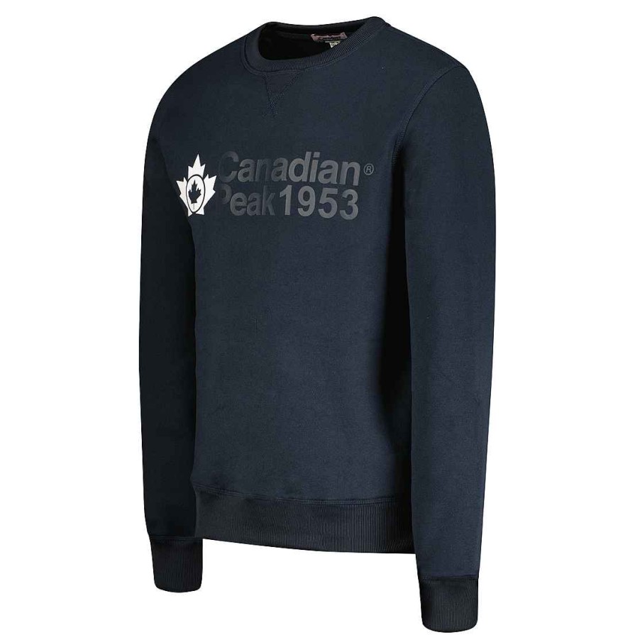 Man Canadian Peak Sweat | Ganteak Navy Rm Men 054