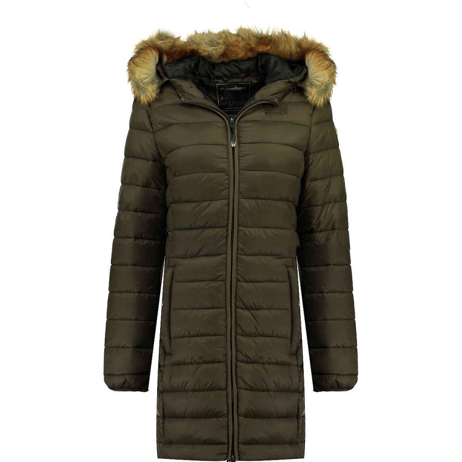 Women Canadian Peak Jacket | Anguila Lady Long 001 Fur + Bs2