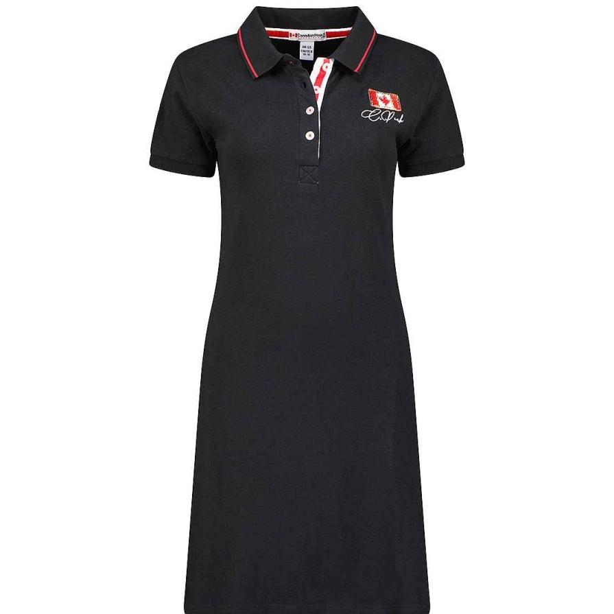 Women Canadian Peak Dress | Katcheak Rm Black Lady 419