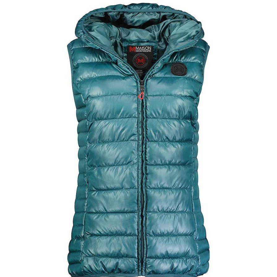 Women Canadian Peak Vest | Annemai Vest Hood Mt D-Forest Lady 096