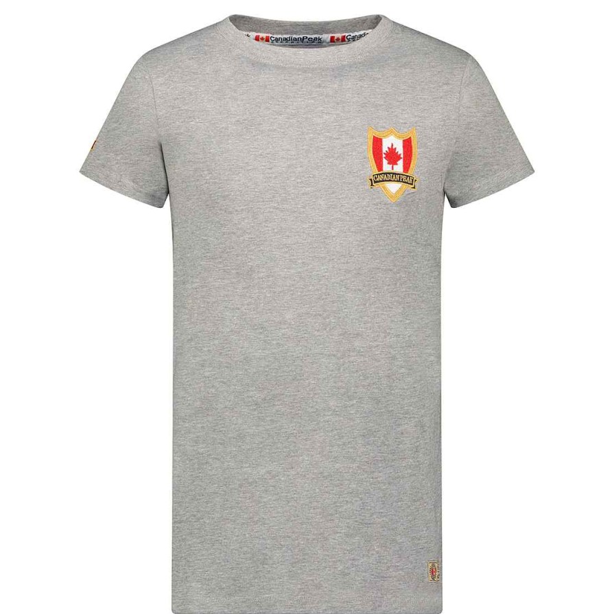 Man Canadian Peak T-Shirt | Jeganteak Bgrey Rm Men 249