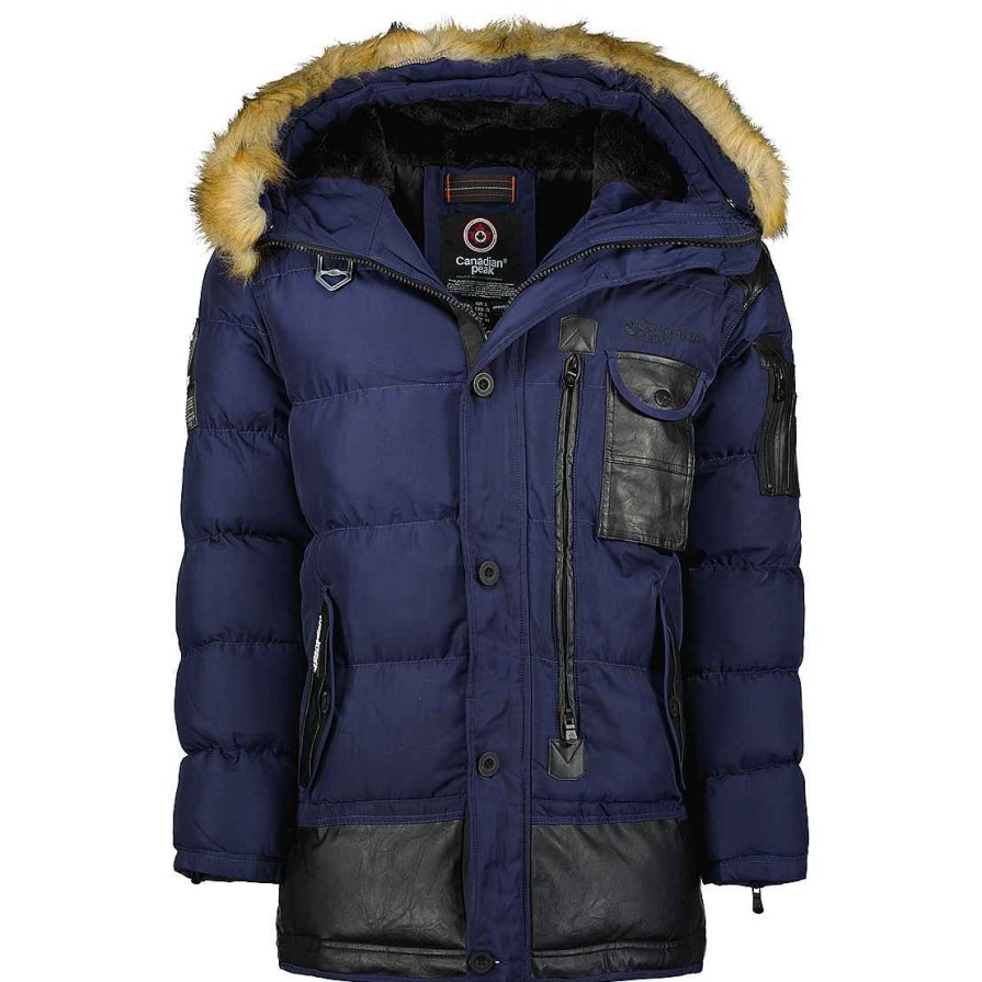 Man Canadian Peak Parka | Bustipeak Navy Bs2 Rm Men 054