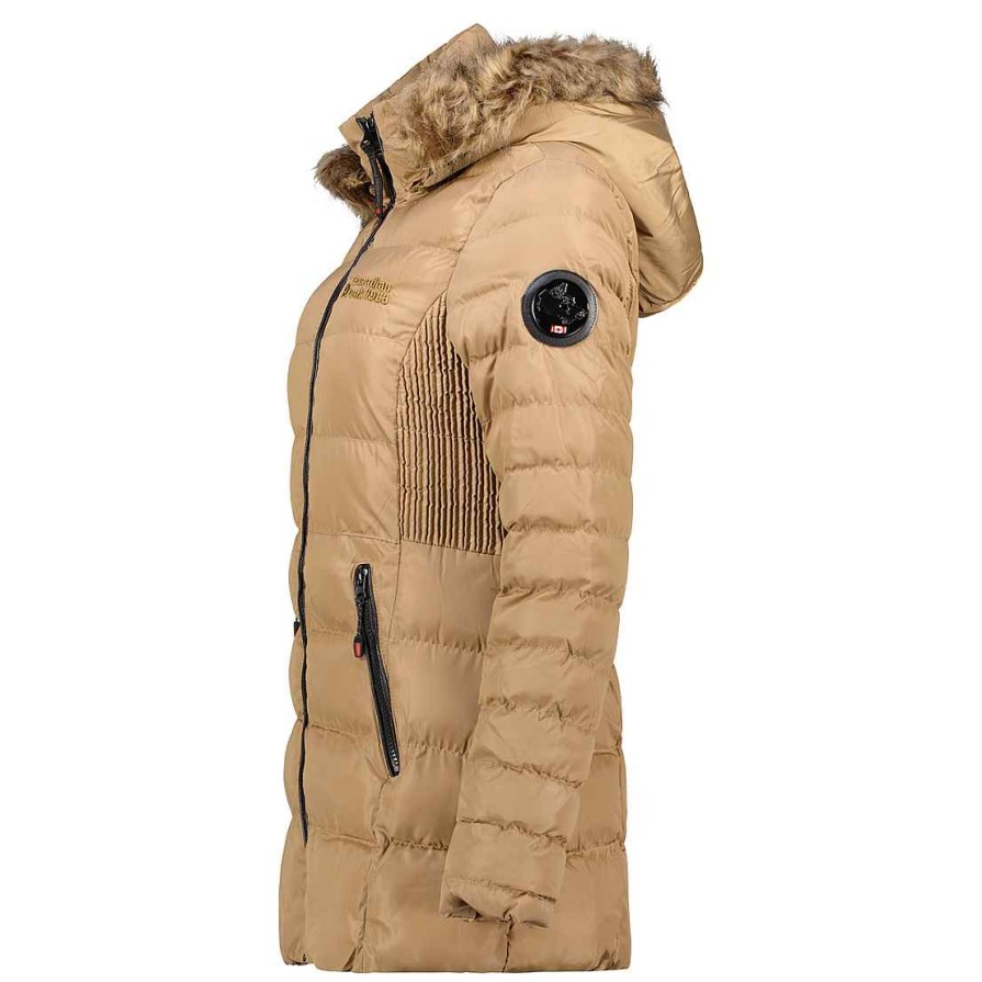 Girl Canadian Peak Parka | Anieseak Taupe Bs Girl 045