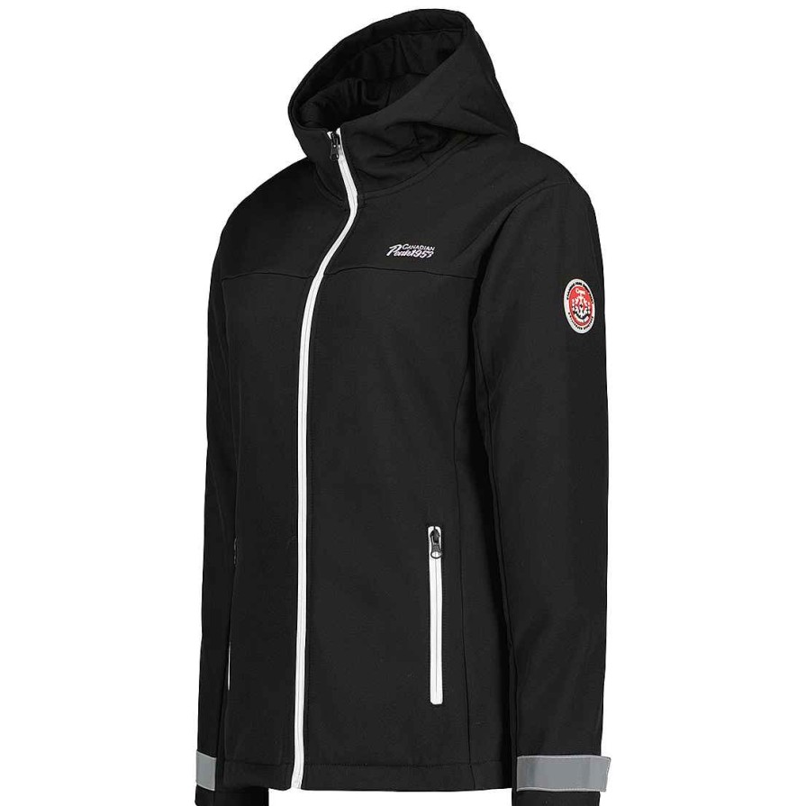 Women Canadian Peak Soft Shell | Tanyeak Black Lady Cp Rm 090