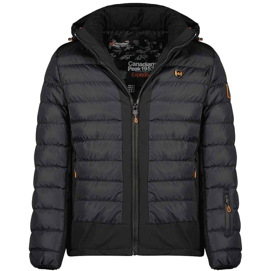 Man Canadian Peak Jacket | Aurelieneak Rm Cp Black Men 005