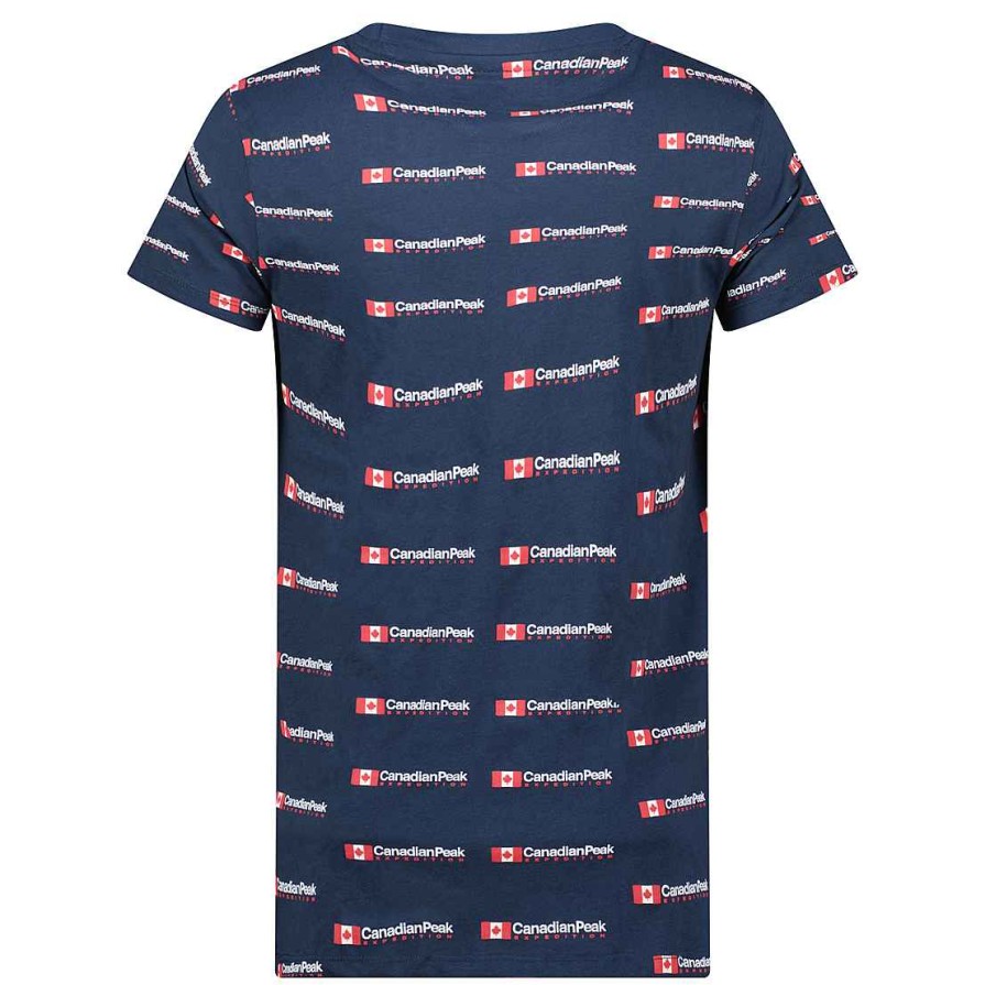 Man Canadian Peak T-Shirt | Jabarieak Navy Rm Men 249