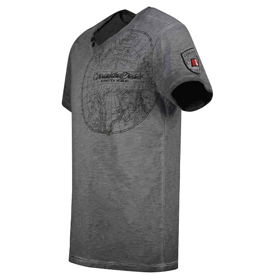 Man Canadian Peak T-Shirt | Jimperableak Black Rm Men 249