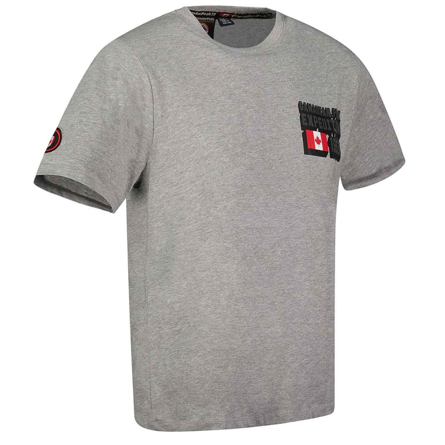 Man Canadian Peak T-Shirt | Jistereak Bgrey Rm Men 249