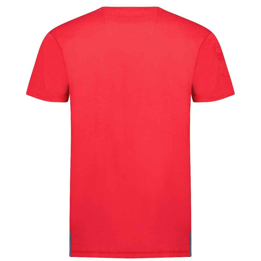 Man Canadian Peak T-Shirt | Jimothe Red Rm Cp Men 254