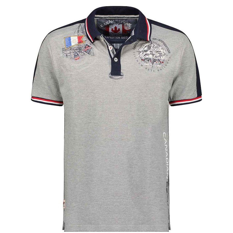 Man Canadian Peak Polo | Kalvineak Bgrey Rm Men 254