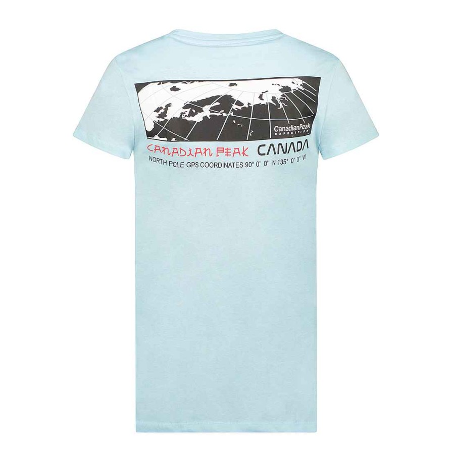 Man Canadian Peak T-Shirt | Jholmeak Sky Blue Rm Men 249