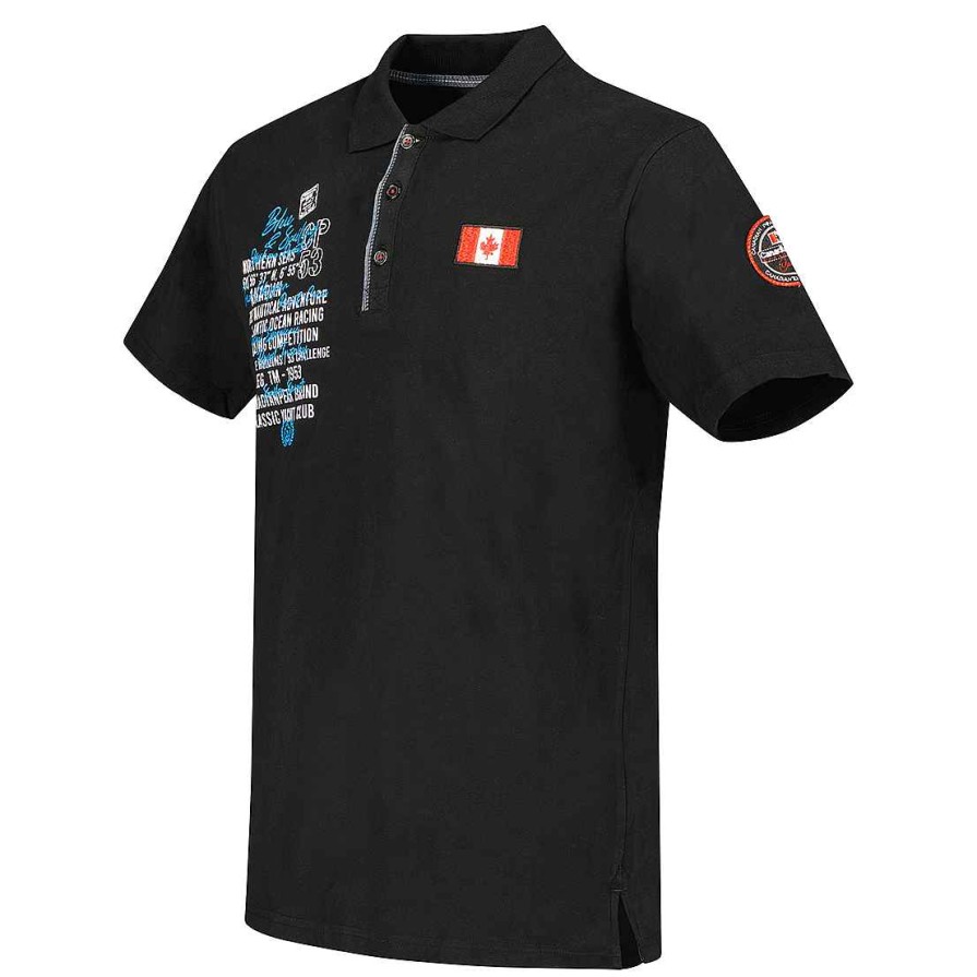 Man Canadian Peak Polo | Kancreak Black Rm Men 254