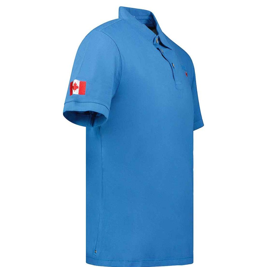 Man Canadian Peak Polo | Karseak Blue Rm Men 249