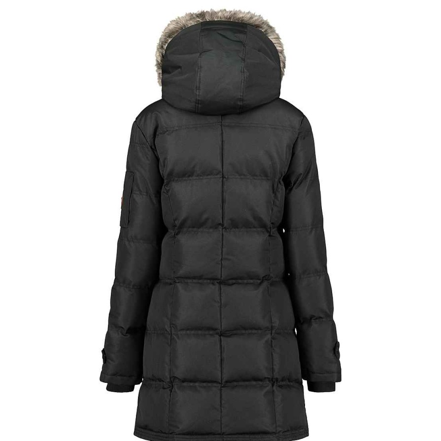 Girl Canadian Peak Parka | Axelus Black Girl 070