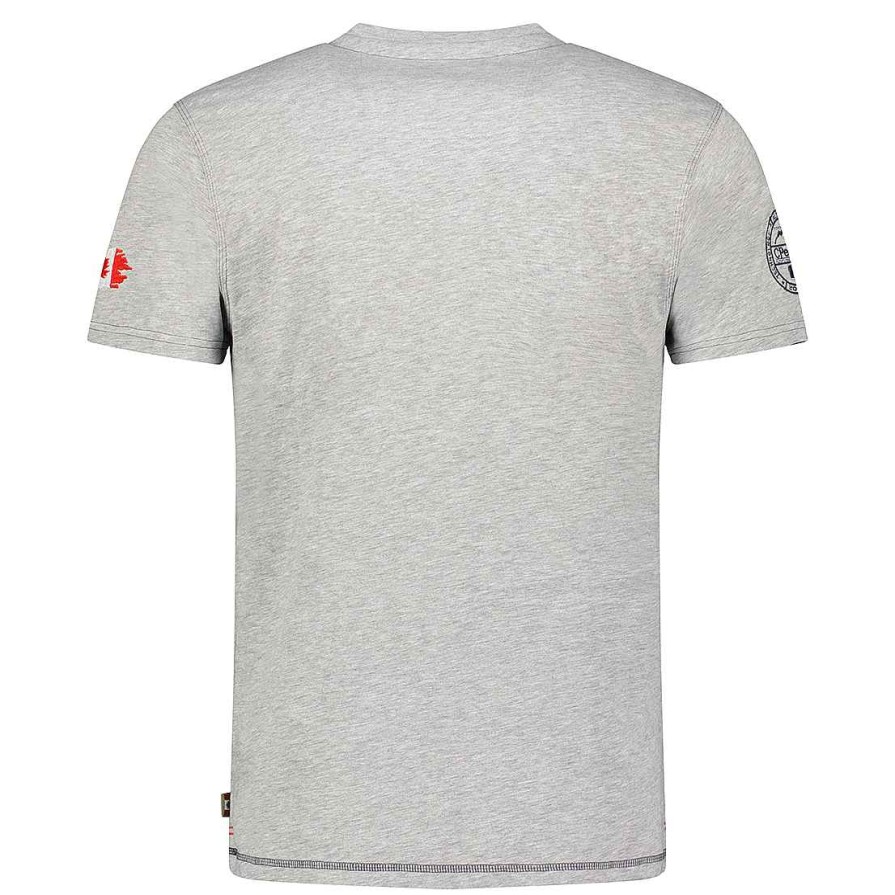 Man Canadian Peak T-Shirt | Joukeak Bgrey Rm Men 254