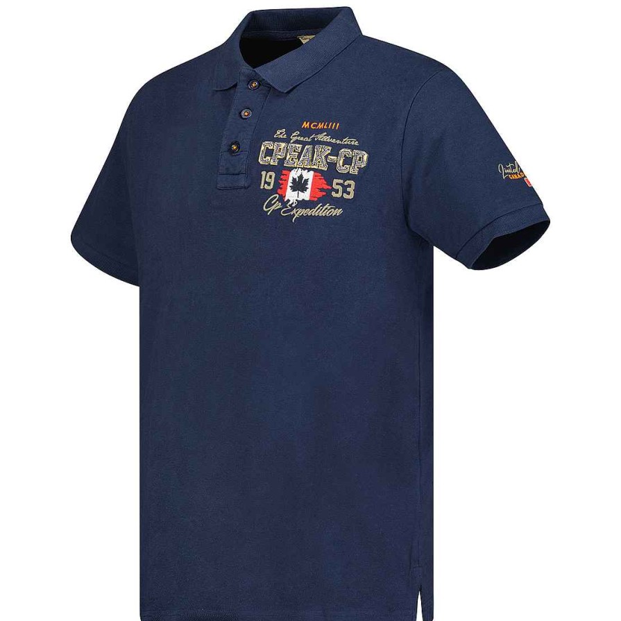 Man Canadian Peak Polo | Kapriceak Navy Rm Men 423