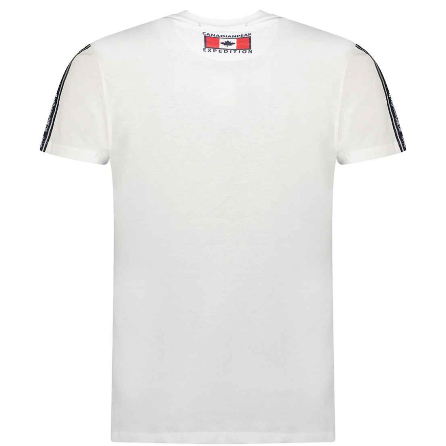 Man Canadian Peak T-Shirt | Javengeak White Rm Men 249