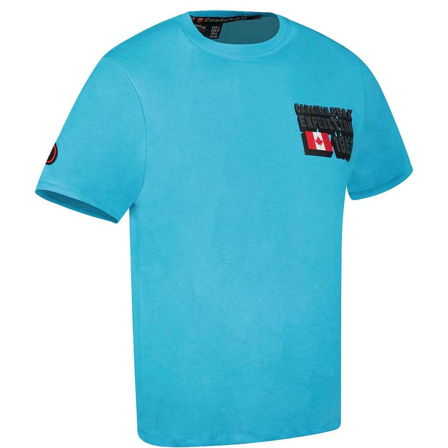 Man Canadian Peak T-Shirt | Jistereak Turquoise Rm Men 249