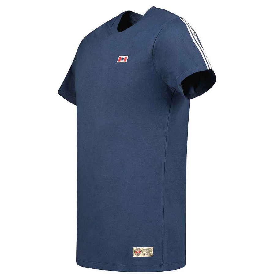 Man Canadian Peak T-Shirt | Javengeak Navy Rm Men 249