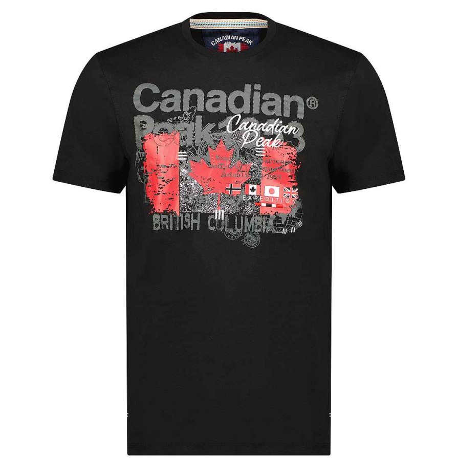 Man Canadian Peak T-Shirt | Jetchupeak Black Rm Men 235