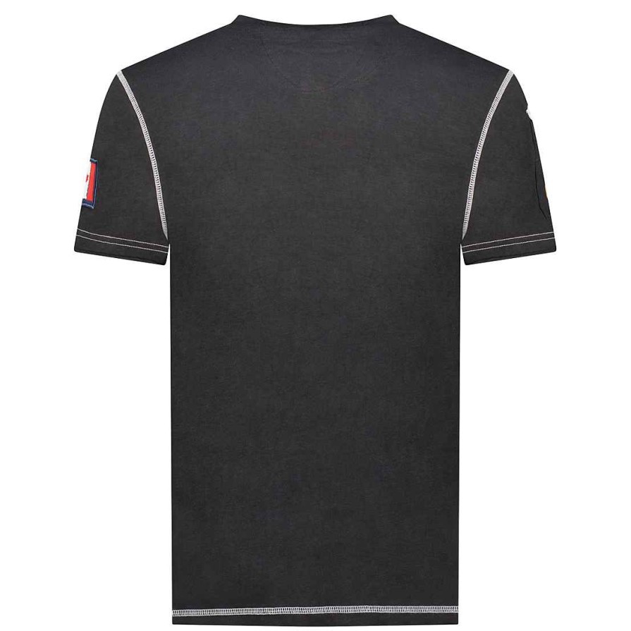 Man Canadian Peak T-Shirt | Jipeak Black Men Cp Rm Men 235