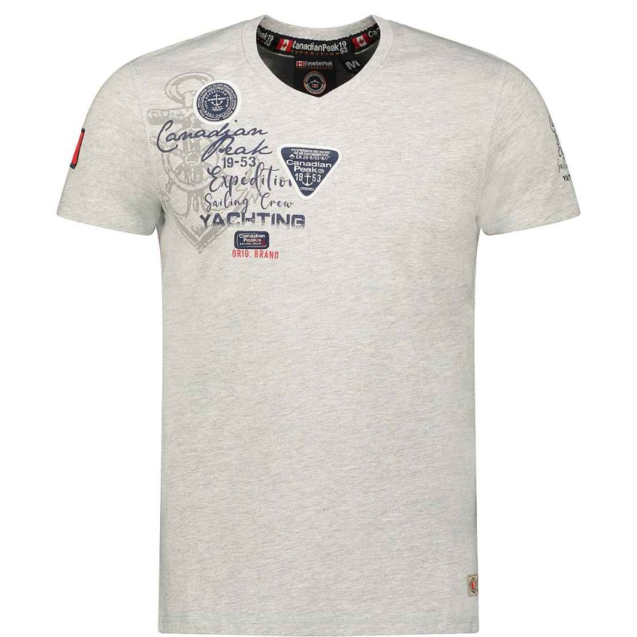 Man Canadian Peak T-Shirt | Jademoreak Bgrey Rm Men 235