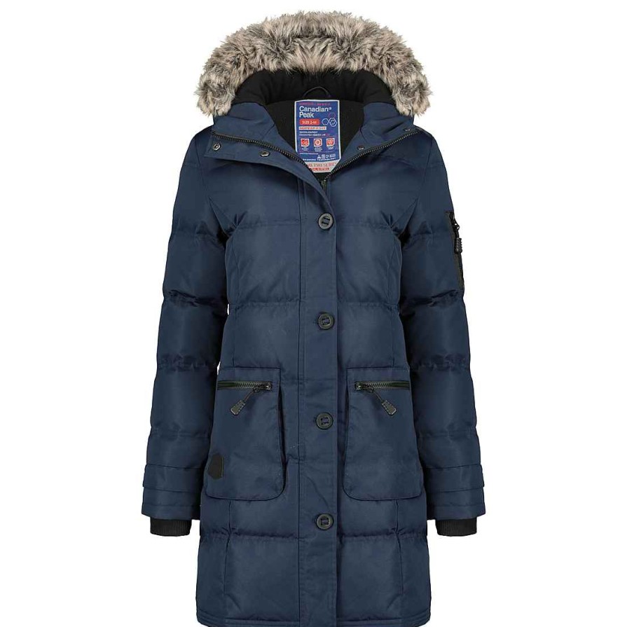 Girl Canadian Peak Parka | Axelus Navy Girl 070