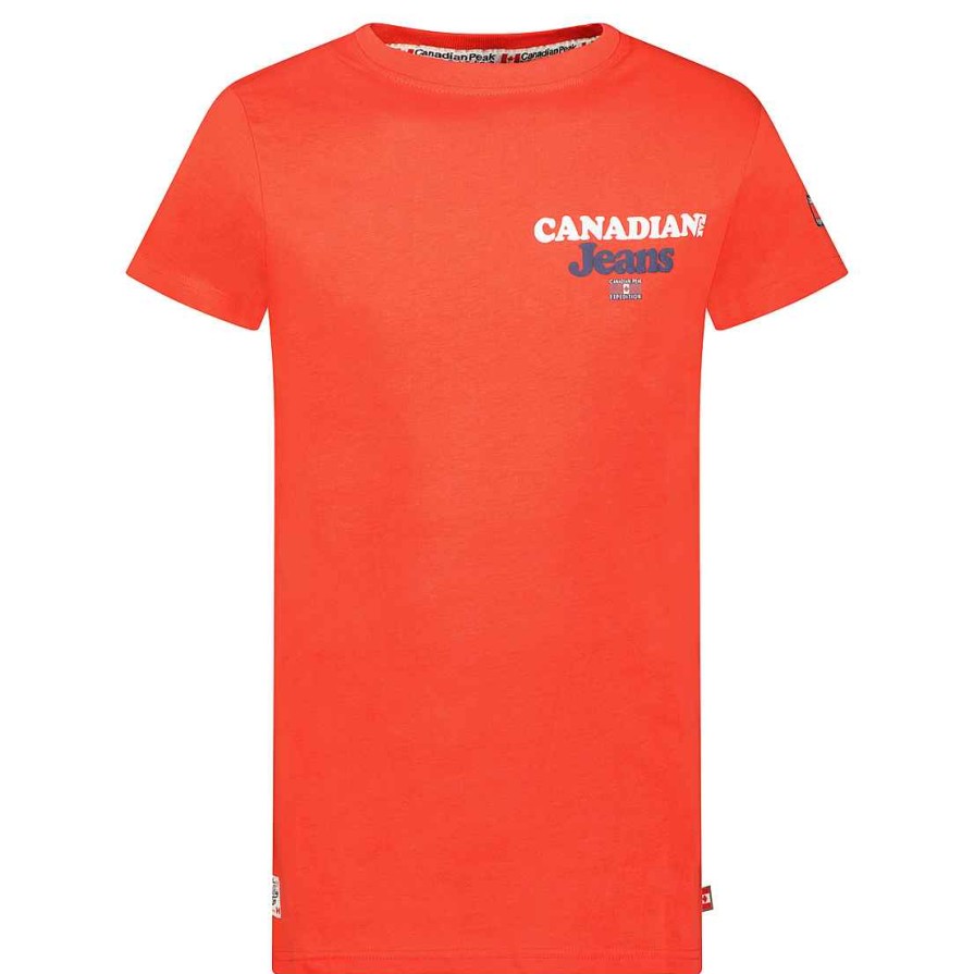 Man Canadian Peak T-Shirt | Joupeak Red Rm Men 235