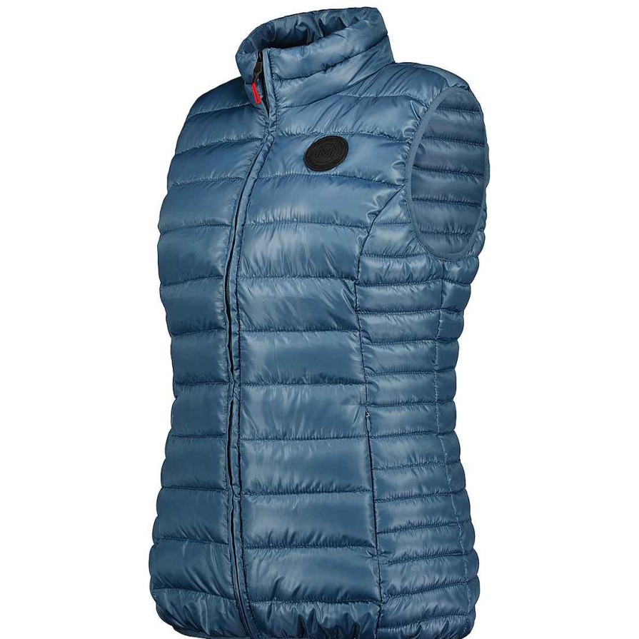 Women Canadian Peak Vest | Annemai Vest Basic Washed Blue Lady 096