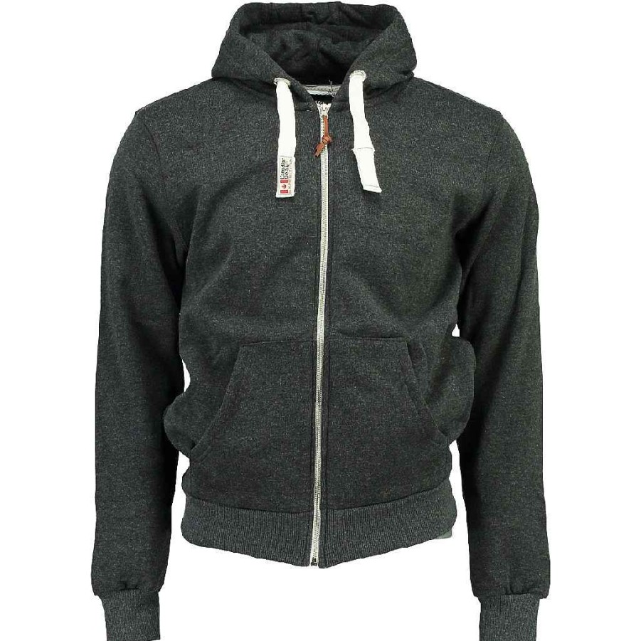 Man Canadian Peak Sweat | Anchoreak Men D-Grey Blended 100 B64