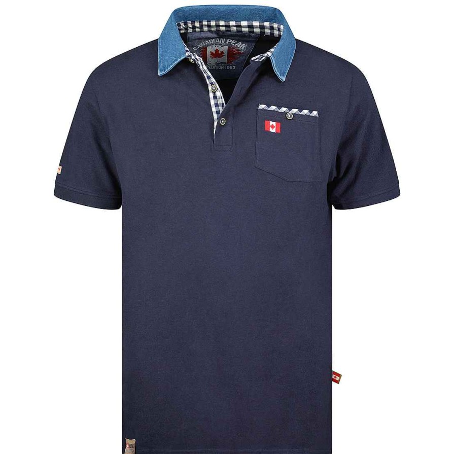 Man Canadian Peak Polo | Kerwineak Navy Rm Men 419