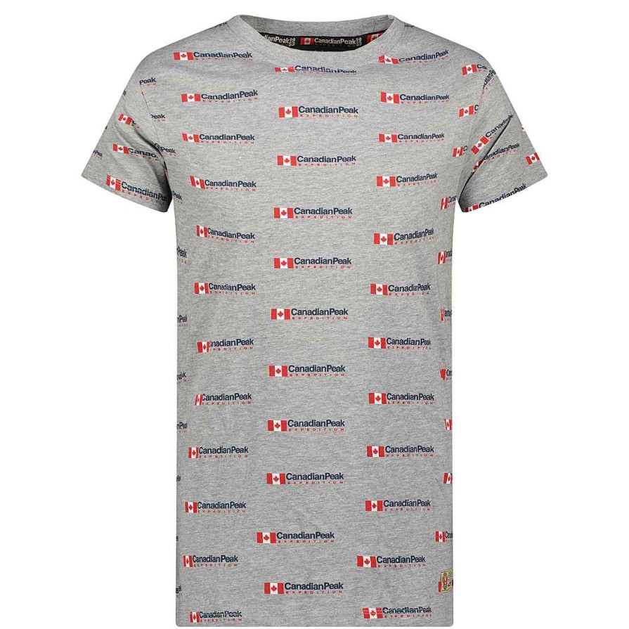 Man Canadian Peak T-Shirt | Jabarieak Bgrey Rm Men 249