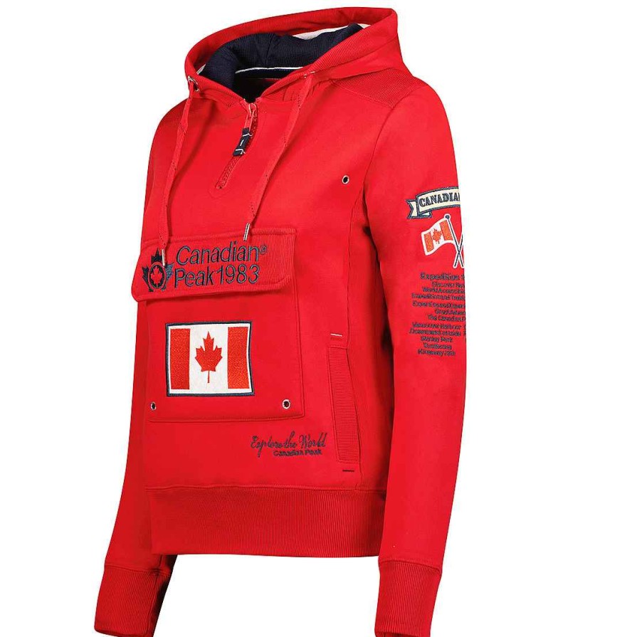 Women Canadian Peak Sweat | Gyrelle Red Cp Lady 054 Pop