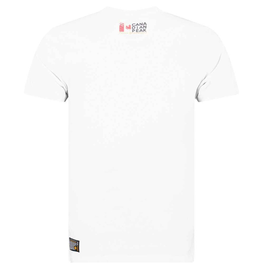 Man Canadian Peak T-Shirt | Jiltord White Cp Rm Men 235