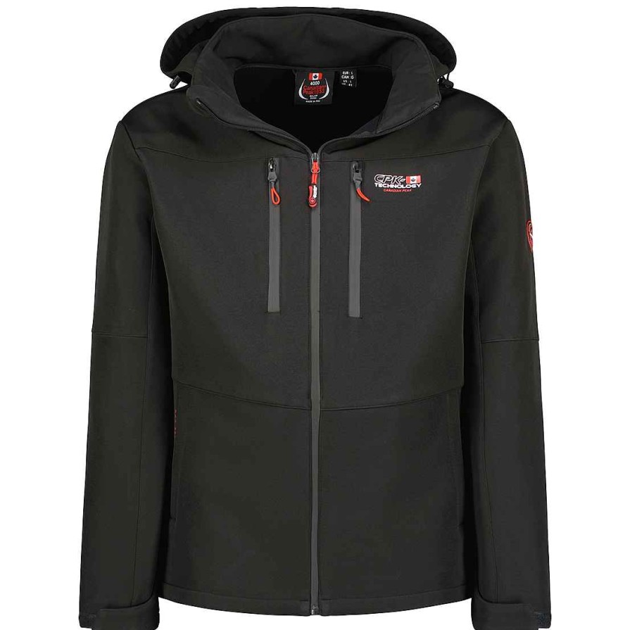 Man Canadian Peak Soft Shell | Timmexeak Black Rm Bs Men 068