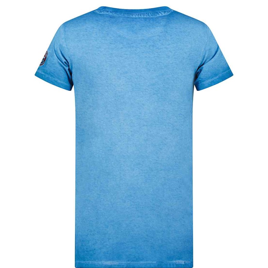 Man Canadian Peak T-Shirt | Japoreak Blue Rm Men 249