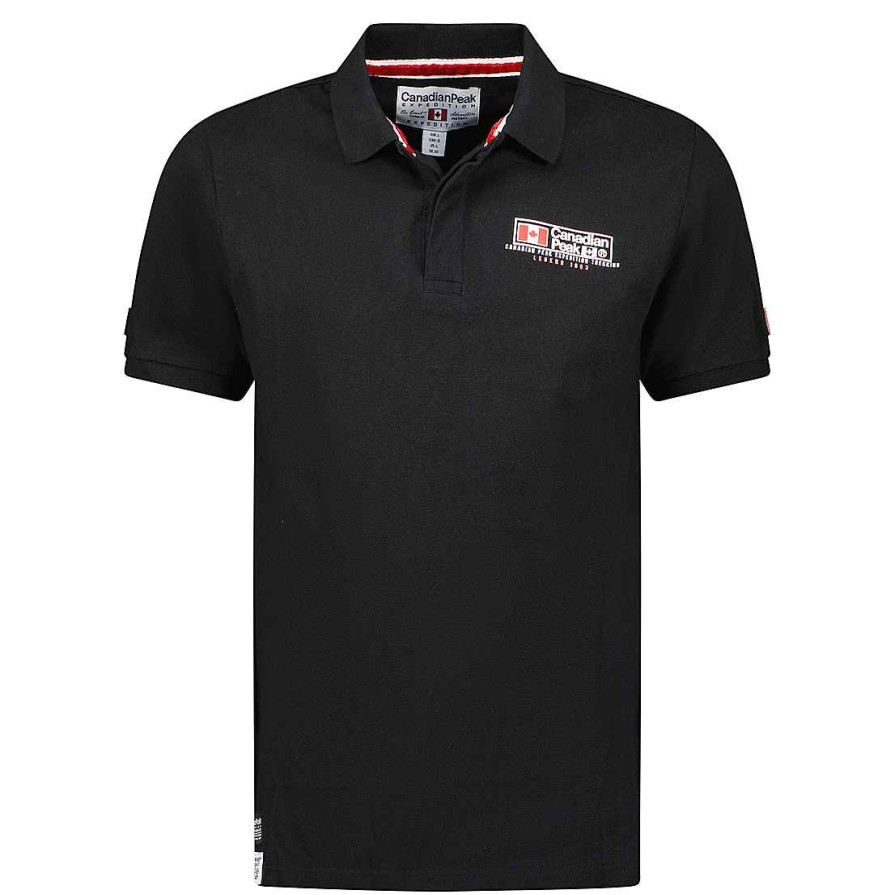 Man Canadian Peak Polo | Koffroyeak Black Rm Men 419