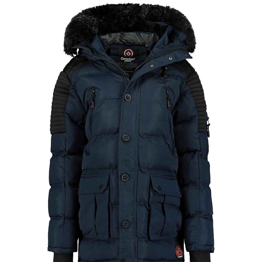 Man Canadian Peak Parka | Arsopeak Navy Men 070