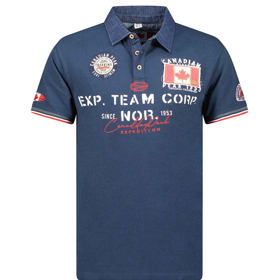 Man Canadian Peak Polo | Kopteak Navy Rm Men 249