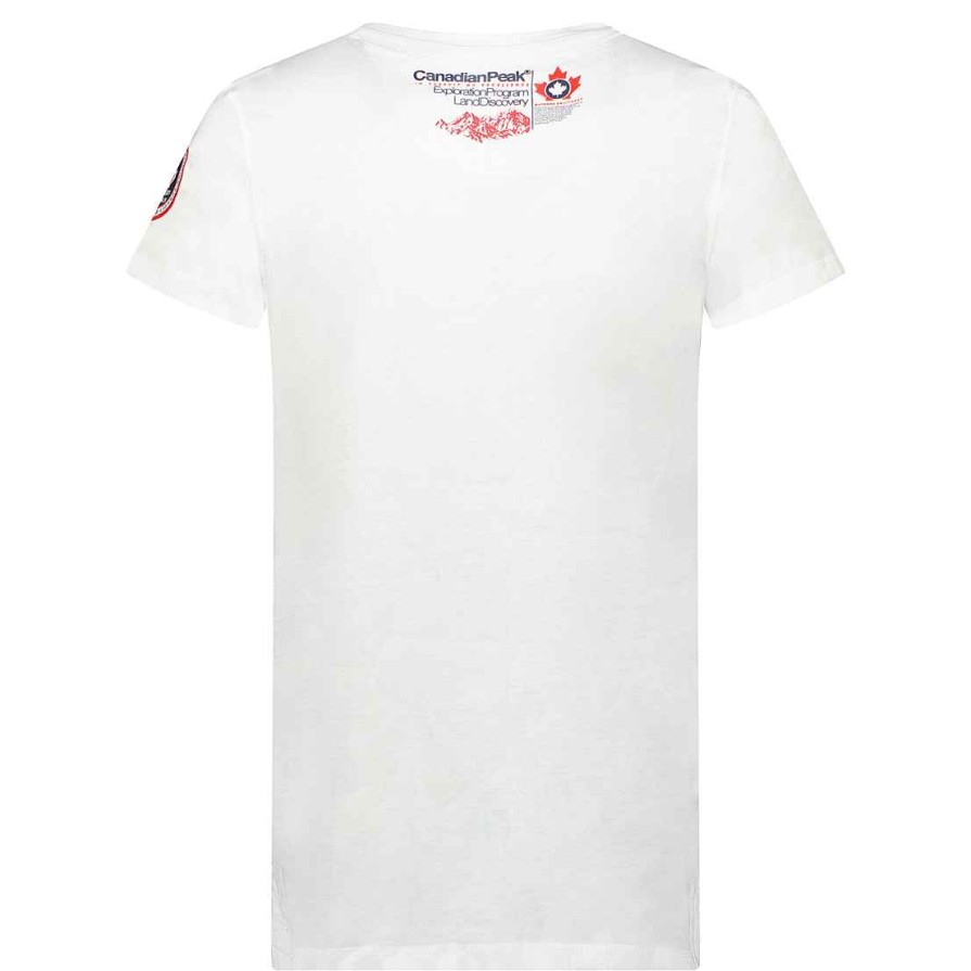 Man Canadian Peak T-Shirt | Jomando White Men Cp Rm Men 235