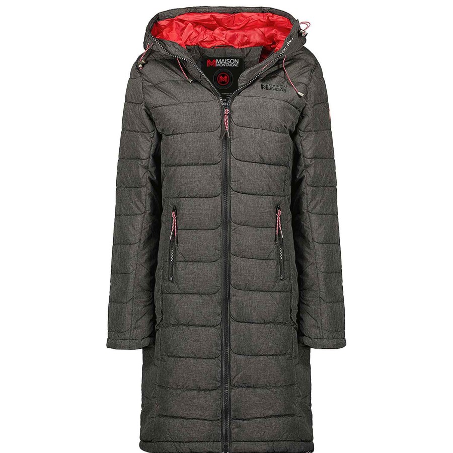 Women Canadian Peak Parka | Aromai Lady Gray Rm 001