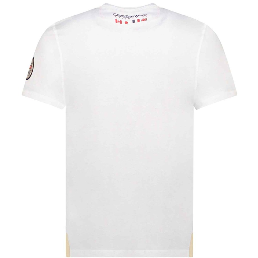 Man Canadian Peak T-Shirt | Jolympieak White Rm Men 235