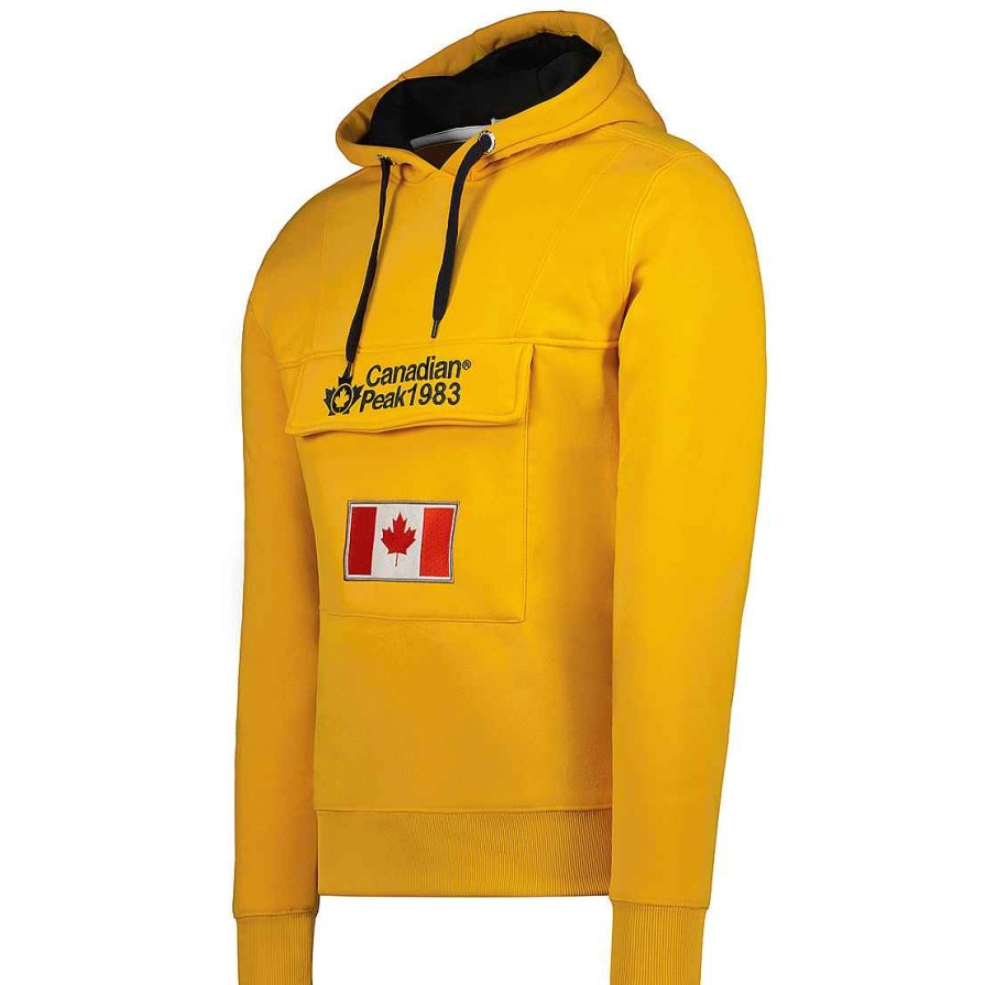 Man Canadian Peak Sweat | Gadreak Yellow-Blue Rm Men 054