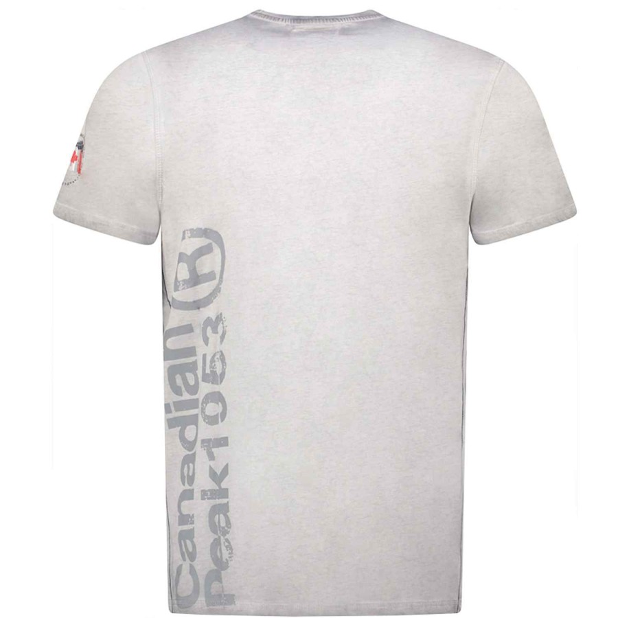 Man Canadian Peak T-Shirt | Jotzeak B.Grey Men 235