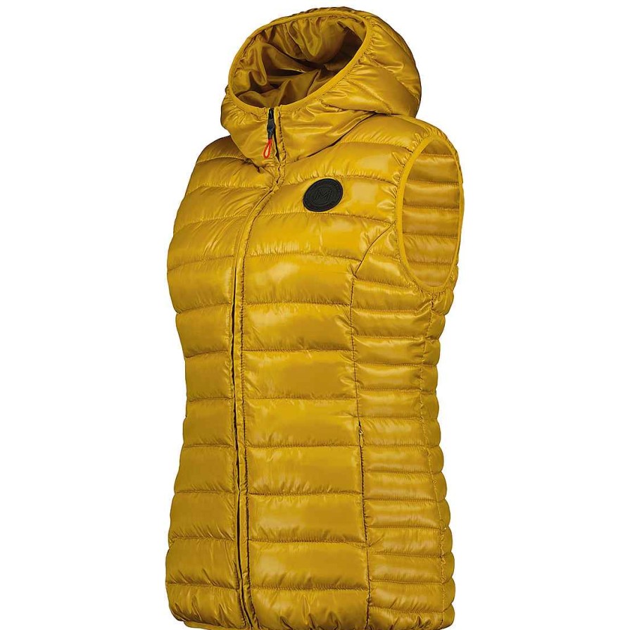 Women Canadian Peak Vest | Annemai Vest Hood Mt Ocher Lady 096