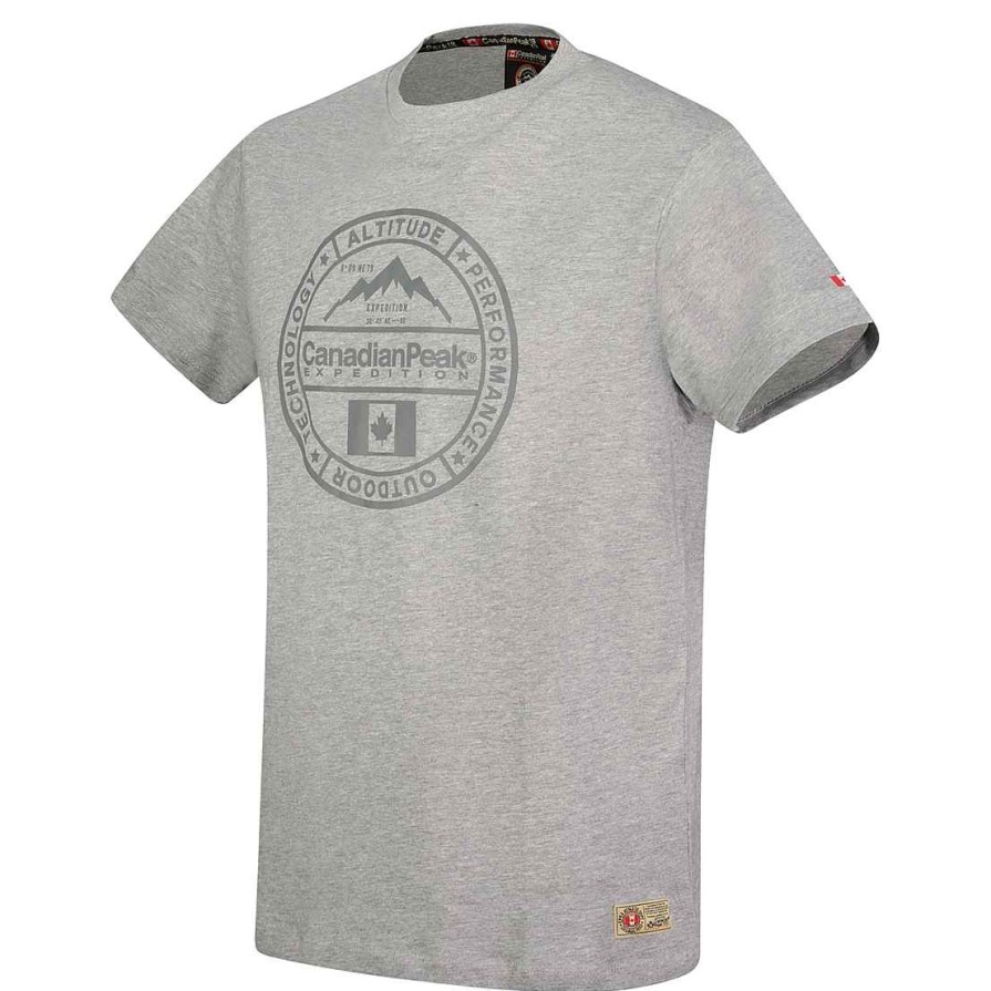 Man Canadian Peak T-Shirt | Jacobeak Bgrey Rm Men 249